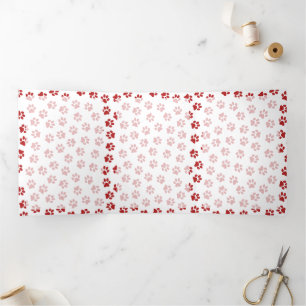 Carte Trois Volets Motif De Pâtes, Patrouilles De Chien, Paws De Chat