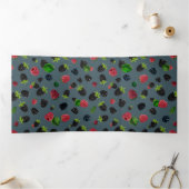 Carte Trois Volets Motif framboise 2 (Intérieur)