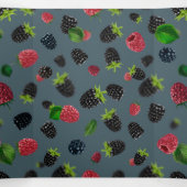 Carte Trois Volets Motif framboise 2 (Intérieur au milieu)