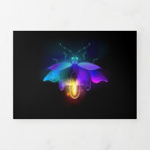 Carte Trois Volets Neon Firefly sur noir (Page de couverture)