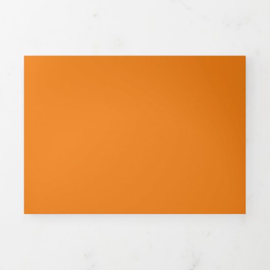 Carte Trois Volets Orange Perse, Sable Brown, Tan, (Page de couverture)
