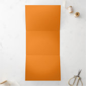 Carte Trois Volets Orange Perse, Sable Brown, Tan, (Intérieur)