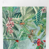 Carte Trois Volets Paradis tropical (Intérieur en premier)