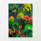 Carte Trois Volets Parc Dinosaur (Page de couverture)