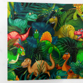 Carte Trois Volets Parc Dinosaur (Intérieur en premier)