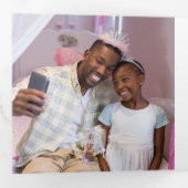 Carte Trois Volets Photo de vacances Collage (Intérieur en premier)