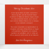 Carte Trois Volets Photo de vacances Collage (Intérieur au milieu)