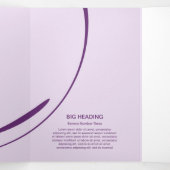 Carte Trois Volets Pilates instructeur Pilates Pilates Pose Pilates A (Intérieur au milieu)