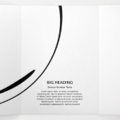 Carte Trois Volets Pilates instructeur Pilates Pilates Pose Pilates A (Intérieur au milieu)