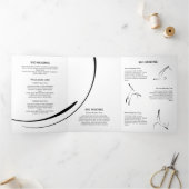 Carte Trois Volets Pilates instructeur Pilates Pilates Pose Pilates A (Intérieur)