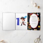 Carte Trois Volets Pirate Birthday Boy Adventure Tri-Fold Card (Intérieur)