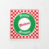 Carte Trois Volets Pizza Box Pizza Puns Anniversaire (Protection)