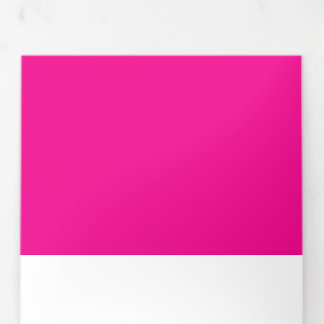 Carte Trois Volets Princesse en rose