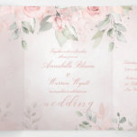 Carte Trois Volets Romantic Blush Pink Secret Garden Roses Mariage<br><div class="desc">Une faire-part de mariage triplée rose vif romantique et élégante avec une aquarelle peinte rose Secret Jardin roses dans un cadre luxueux jardin rose avec vos noms et détails dans un script mariage classique. Un charmant faire-part de mariage floral rose vif et joliment coloré.</div>