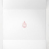 Carte Trois Volets Rose foncé, Agany à chasse, Design décoratif (Intérieur au milieu)