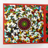 Carte Trois Volets Salutations Mah Jongg (Intérieur en premier)