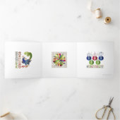 Carte Trois Volets Salutations Mah Jongg (Intérieur)