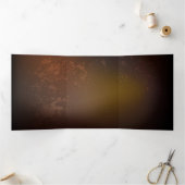 Carte Trois Volets Steampunk clock with antique gears (Intérieur)