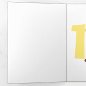 Carte Trois Volets Sunset Pirate Boy 1er Anniversaire (Intérieur en premier)