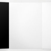 Carte Trois Volets Symbole de Neon Infinity par Glowing Hummingbird (Intérieur au milieu)