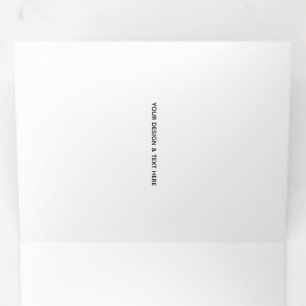 Carte Trois Volets Sympathie pour animaux de compagnie minimaliste bl
