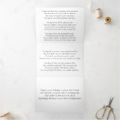 Carte Trois Volets Théoriste du complot B-day (Intérieur)