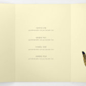 Carte Trois Volets Thérapeute de massage Henna Mehndi Mains (Intérieur au milieu)