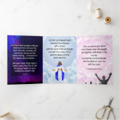 Carte Trois Volets Trace évangélique de fin (Intérieur)