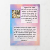 Carte Trois Volets Trace évangélique de fin (Page de couverture)