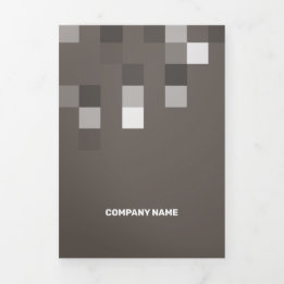 Carte Trois Volets Transparence Brown fine