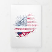 Carte Trois Volets USA flag (Page de couverture)