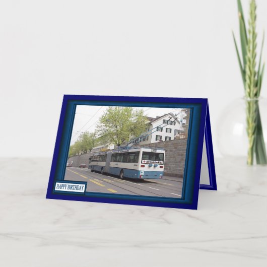 Carte Trolleybus Lucerne (Devant)