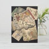 Carte Trompe l’oeil | E. Delcroix (Debout devant)