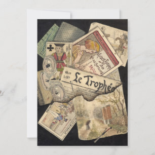 Carte Trompe l’oeil E. Delcroix