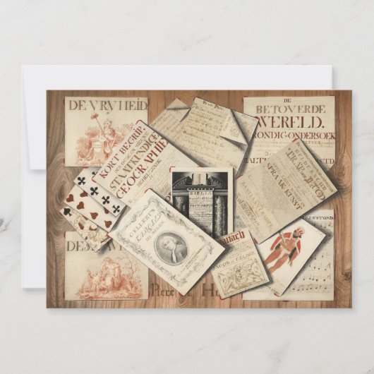 Carte Trompe l’oeil | Piere De Hoop (Devant)