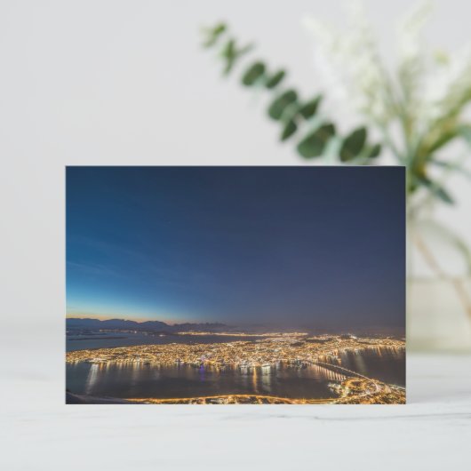 Carte Tromso Norvège (Debout devant)