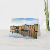 Carte Trondheim Maisons Norvège (Devant)