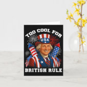 Carte Trop Cool pour George Washington 4e (Fleur jaune)