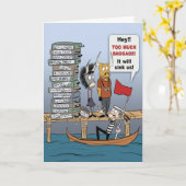 CARTE TROP DE BAGAGES ! (Fleur jaune)