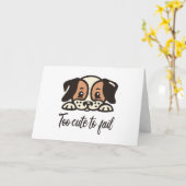 Carte Trop mignon pour échouer (Fleur jaune)