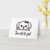 Carte Trop mignon pour échouer(4) (Fleur jaune)