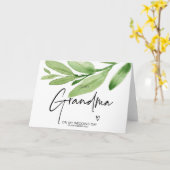 Carte Tropical À Ma Grand-Mère Mon Mariage Grand-Mère (Fleur jaune)