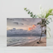 Carte Tropical beach in the Caribbean (Debout devant)