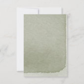 Carte Tropical Breeze Lush Botanical Mariage Détails (Dos)