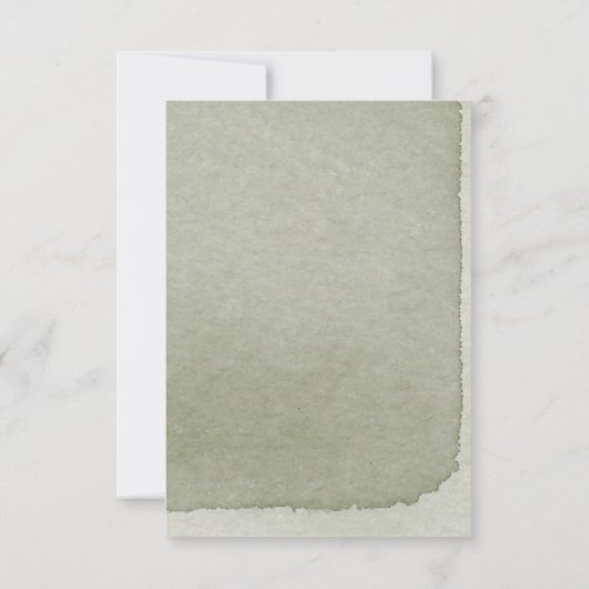 Carte Tropical Breeze Lush Botanical Mariage Détails (Dos)