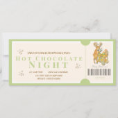 Carte Tropical Christmas Hot Chocolate Voucher (Devant)