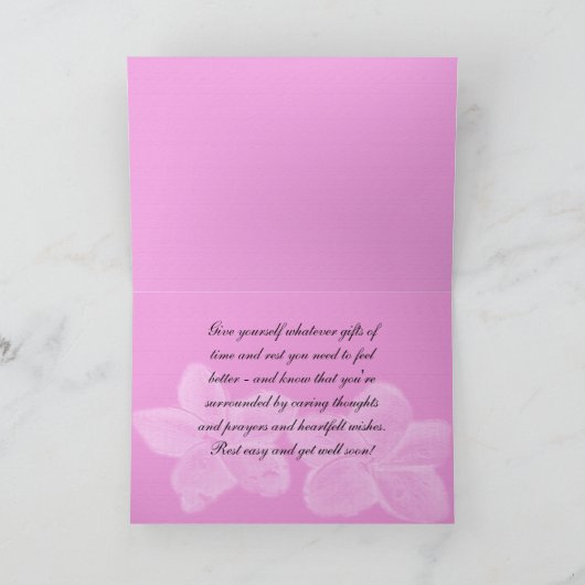 Carte Tropical Get Well (Intérieur)