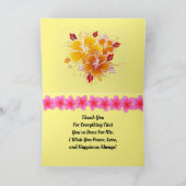Carte Tropical Happy Mother's Day Card (Intérieur)