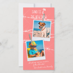 Carte Tropical Holiday 2-Photo Sand est la nouvelle cart