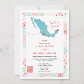 Carte Tropical Mexico QR destination mariage (Devant)